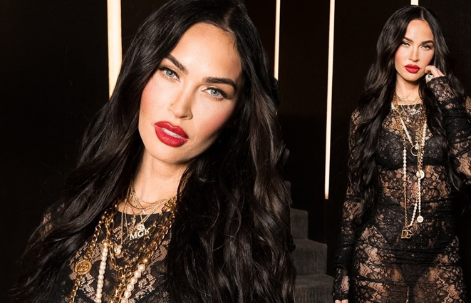 Megan Fox stunned at Dolce & Gabbana’s Milan Show